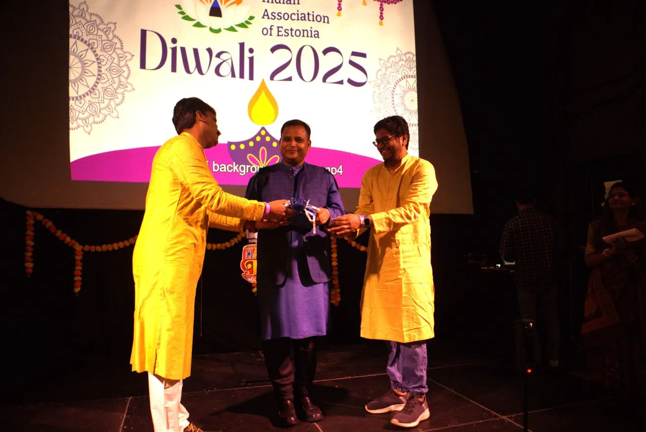 Diwali 2025 on stage in Tallinn